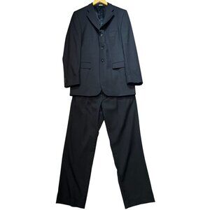 Banana Republic Men's Modern Wool 2 Piece Suit 3 Button Blazer Sz 40R 32x32 Gray